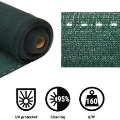 GT GARDEN Brise Vue Vert, 160 G/m² - 1,50 X 10 Mètres 5 GT GARDEN Brise Vue Vert, 160 G/m² - 1,50 X 10 Mètres -GT GARDEN Soldes 2024 12176090 3