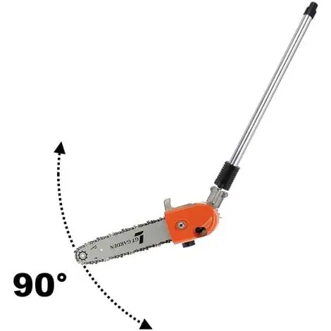 GT GARDEN Élagueuse Thermique Sur Perche Avec Tête Orientable, 52 Cm3, 3 CV, Longueur 4.15 Mètres 4 GT GARDEN Élagueuse Thermique Sur Perche Avec Tête Orientable, 52 Cm3, 3 CV, Longueur 4.15 Mètres – Image 4