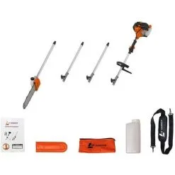 GT GARDEN Élagueuse Thermique Sur Perche Avec Tête Orientable, 52 Cm3, 3 CV, Longueur 4.15 Mètres 9 GT GARDEN Élagueuse Thermique Sur Perche Avec Tête Orientable, 52 Cm3, 3 CV, Longueur 4.15 Mètres -GT GARDEN Soldes 2024 15128010 5