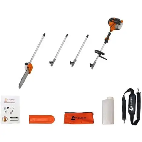 GT GARDEN Élagueuse Thermique Sur Perche Avec Tête Orientable, 52 Cm3, 3 CV, Longueur 4.15 Mètres 5 GT GARDEN Élagueuse Thermique Sur Perche Avec Tête Orientable, 52 Cm3, 3 CV, Longueur 4.15 Mètres – Image 5