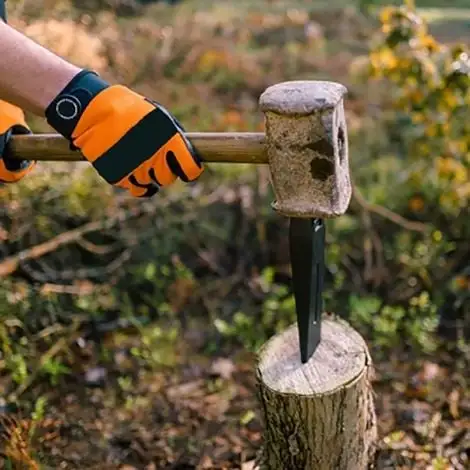 GT GARDEN Coin à Fendre En Acier - 1.5 Kg 2 GT GARDEN Coin à Fendre En Acier - 1.5 Kg – Image 2
