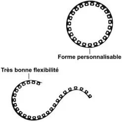 GT GARDEN Bordure De Jardin Flexible Noire - 5,5 Cm X 10 Mètres Avec 20 Piquets D'ancrage -GT GARDEN Soldes 2024 31770346 3