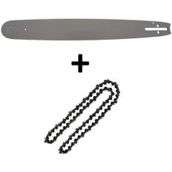 GT GARDEN Guide 20 Pouces (50 Cm) Avec Chaîne 76 Maillons Pour Tronçonneuse