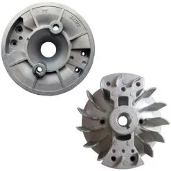 GT GARDEN Volant Magnétique Pour Débroussailleuse, Multifonction 4 En 1, Outil Sur Perche Et Tarière