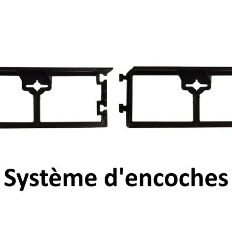 GT GARDEN Bordure De Jardin Droite Noire - 7,8 Cm X 1 Mètre Avec 5 Piquets D'ancrage 2 GT GARDEN Bordure De Jardin Droite Noire - 7,8 Cm X 1 Mètre Avec 5 Piquets D'ancrage – Image 2
