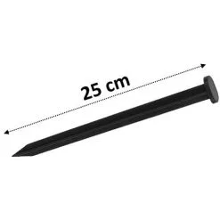 GT GARDEN Bordure De Jardin Droite Noire - 7,8 Cm X 5 Mètres Avec 25 Piquets D'ancrage -GT GARDEN Soldes 2024 46819933 3