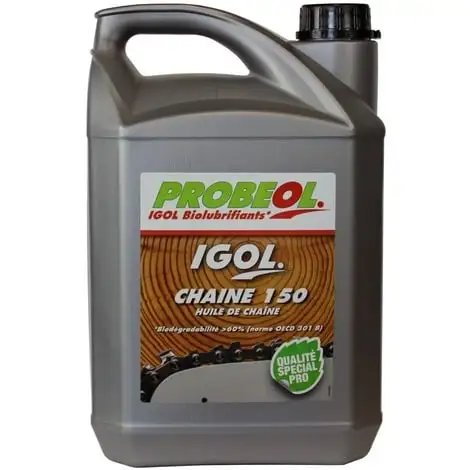 GT GARDEN Huile De Chaîne Filante Bio IGOL Pour Tronçonneuse Et élagueuse - 5 Litres 1 GT GARDEN Huile De Chaîne Filante Bio IGOL Pour Tronçonneuse Et élagueuse - 5 Litres