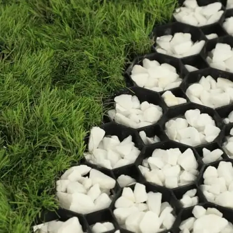 GT GARDEN Lot De 10 Stabilisateurs De Gravier Noir - 60 X 60 X 4 Cm 2 GT GARDEN Lot De 10 Stabilisateurs De Gravier Noir - 60 X 60 X 4 Cm – Image 2