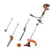 GT GARDEN Multifonction Thermique 4 En 1 Avec Guidon : Tronçonneuse - Débroussailleuse - Taille-haies Et Rallonge -GT GARDEN Soldes 2024 624490 1