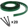 GT GARDEN Bordure De Jardin Flexible Verte - 5 Cm X 10 Mètres Avec 20 Piquets D'ancrage -GT GARDEN Soldes 2024 64417459 1