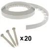 GT GARDEN Bordure De Jardin Flexible Blanche - 4 Cm X 10 Mètres Avec 20 Piquets D'ancrage 3 GT GARDEN Bordure De Jardin Flexible Blanche - 4 Cm X 10 Mètres Avec 20 Piquets D'ancrage -GT GARDEN Soldes 2024 64529893 1